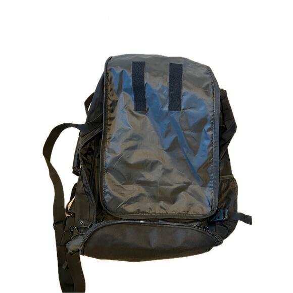 Generic Front and Side Loading Hiking Black Backpack XL - Picture 3 of 8